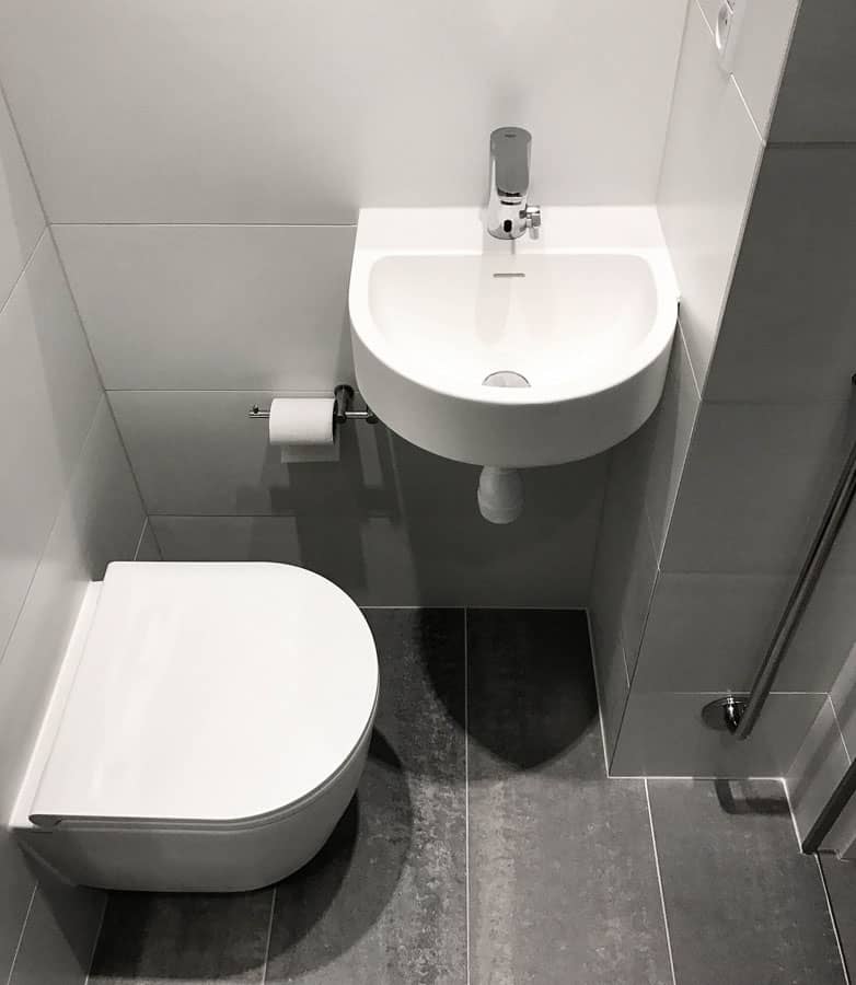 håndvask og toilet